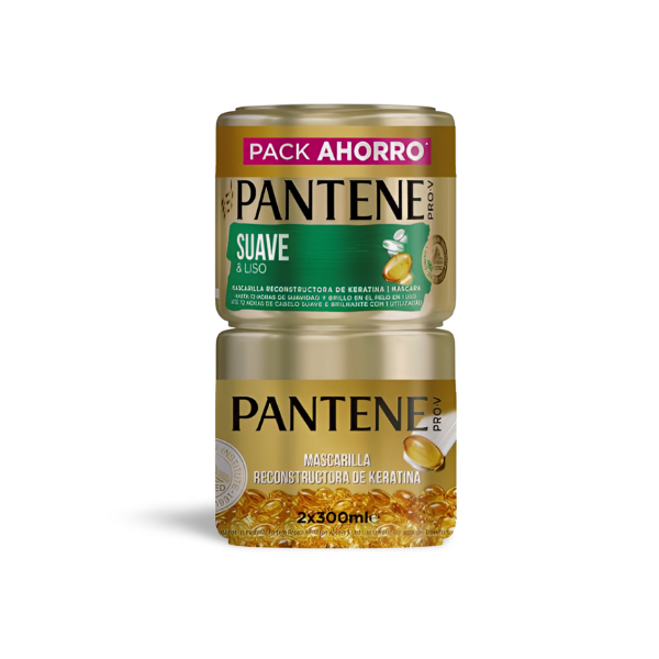 Pantene Mascarilla Suave & Liso 2x300ml