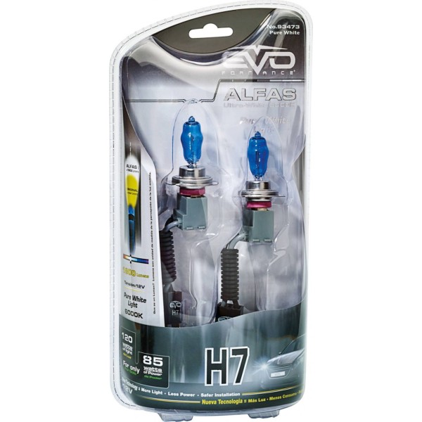 Lámpara / bombilla EVO Formance ALFAS 85W 6000K H1 H4 H7